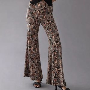 Anthropologie Paisley Flare Bell Bottoms